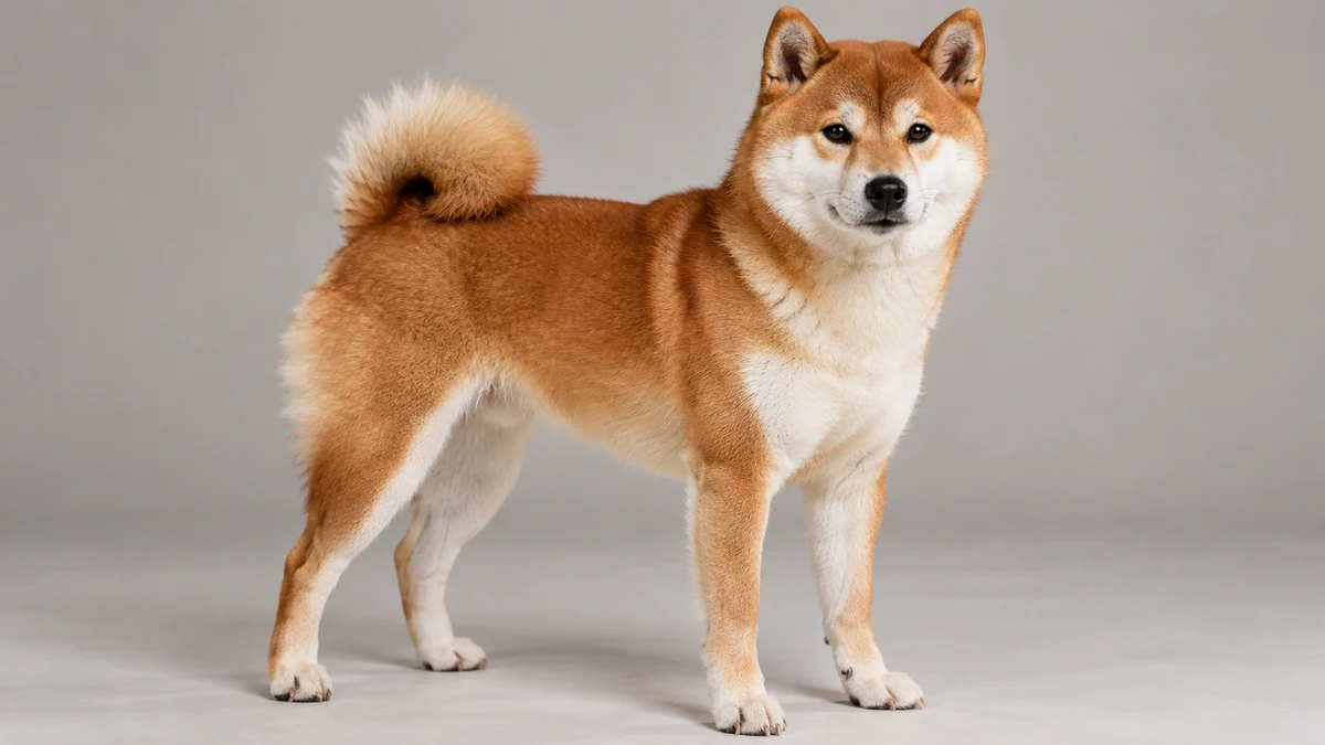 Shiba Köpek köpek — kızıl (klasik) renk