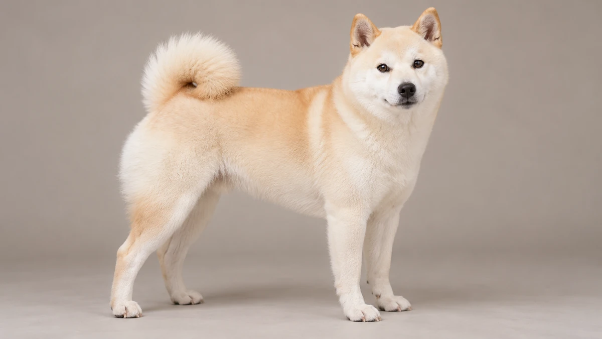 Shiba Köpek köpek — krem (seyrek) renk