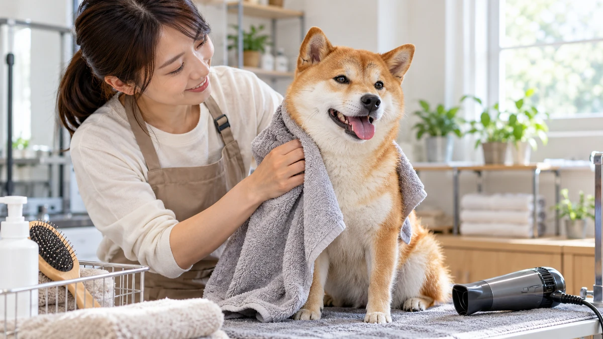 Shiba Köpek köpek — bakım ve tımar